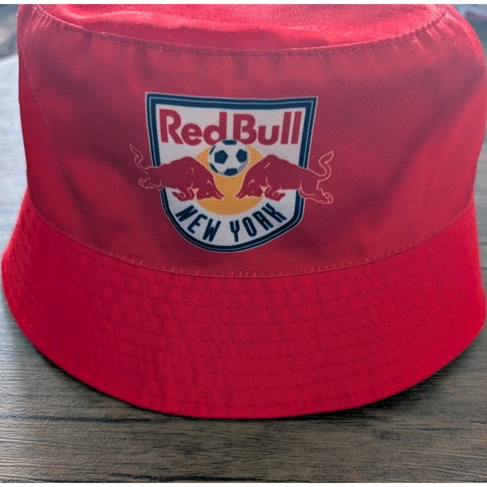NY Red Bull Red-Black Reversible Bucket Hat